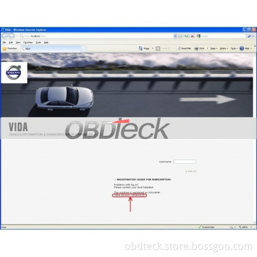 OBD2 VOLVO VIDA DICE 2012D $149.00